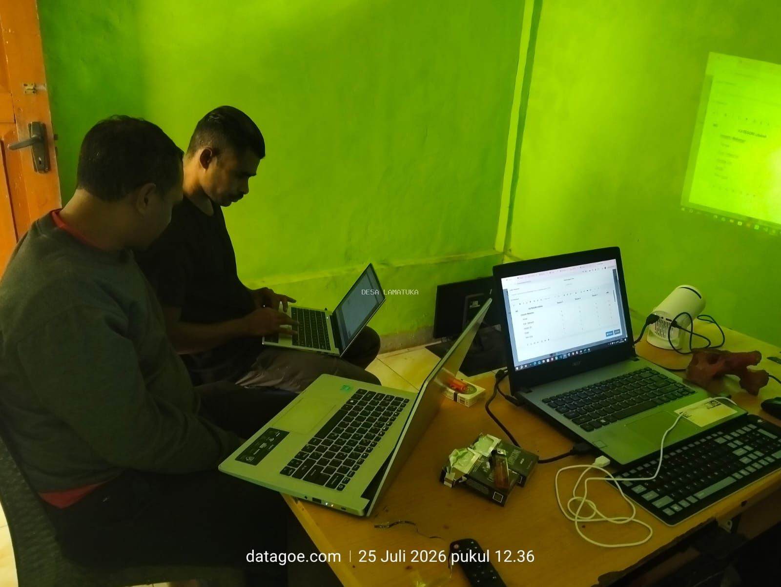 Pelatihan Penggunaan Website Desa Lamatuka, DATAGOE Dukung Transformasi Digital Pemerintahan Desa